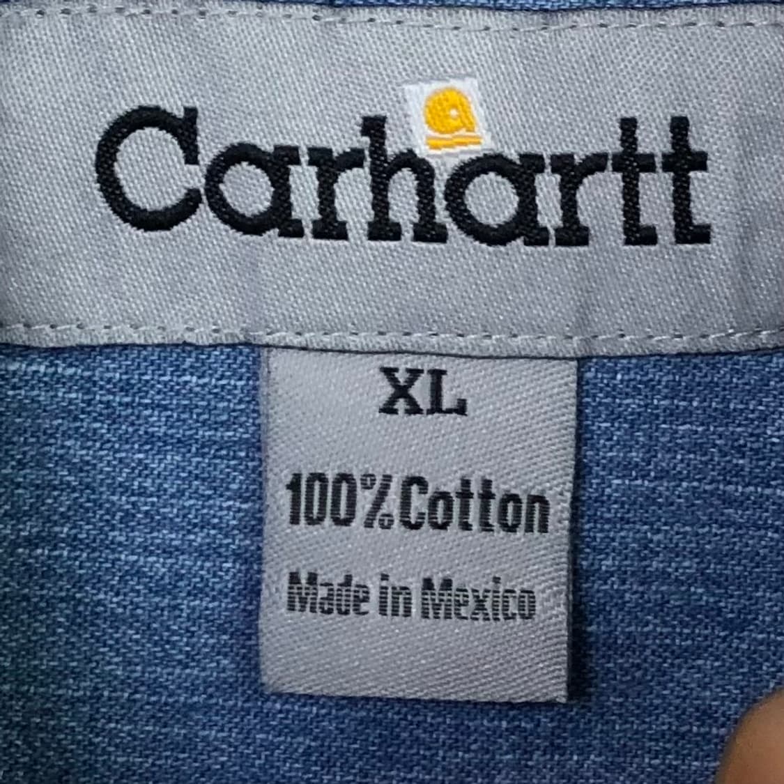 Xxl 칼하트 데님 셔츠 상품이미지3