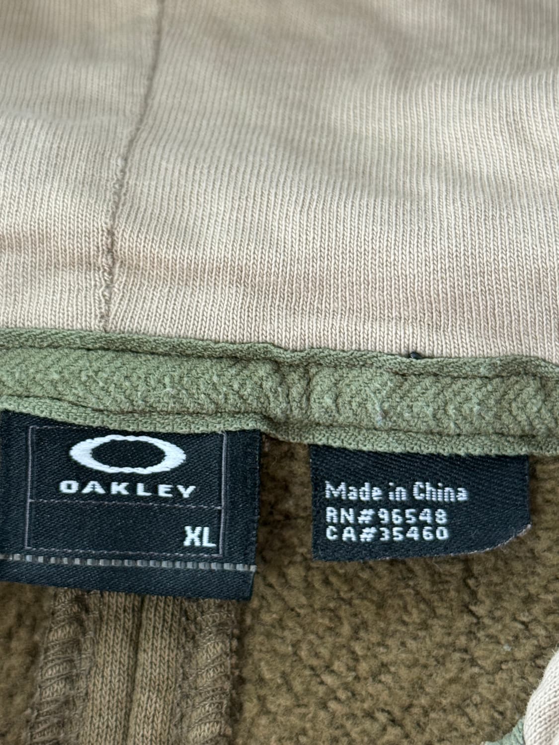 오클리 오버사이즈 00‘s 아카이브 빈티지 스웻 후드집업 상품이미지6