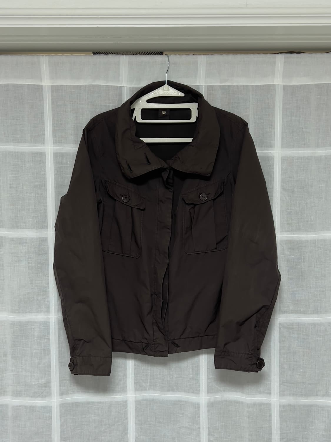 아스페시 하이넥 나일론 트러커 자켓 s 상품이미지2