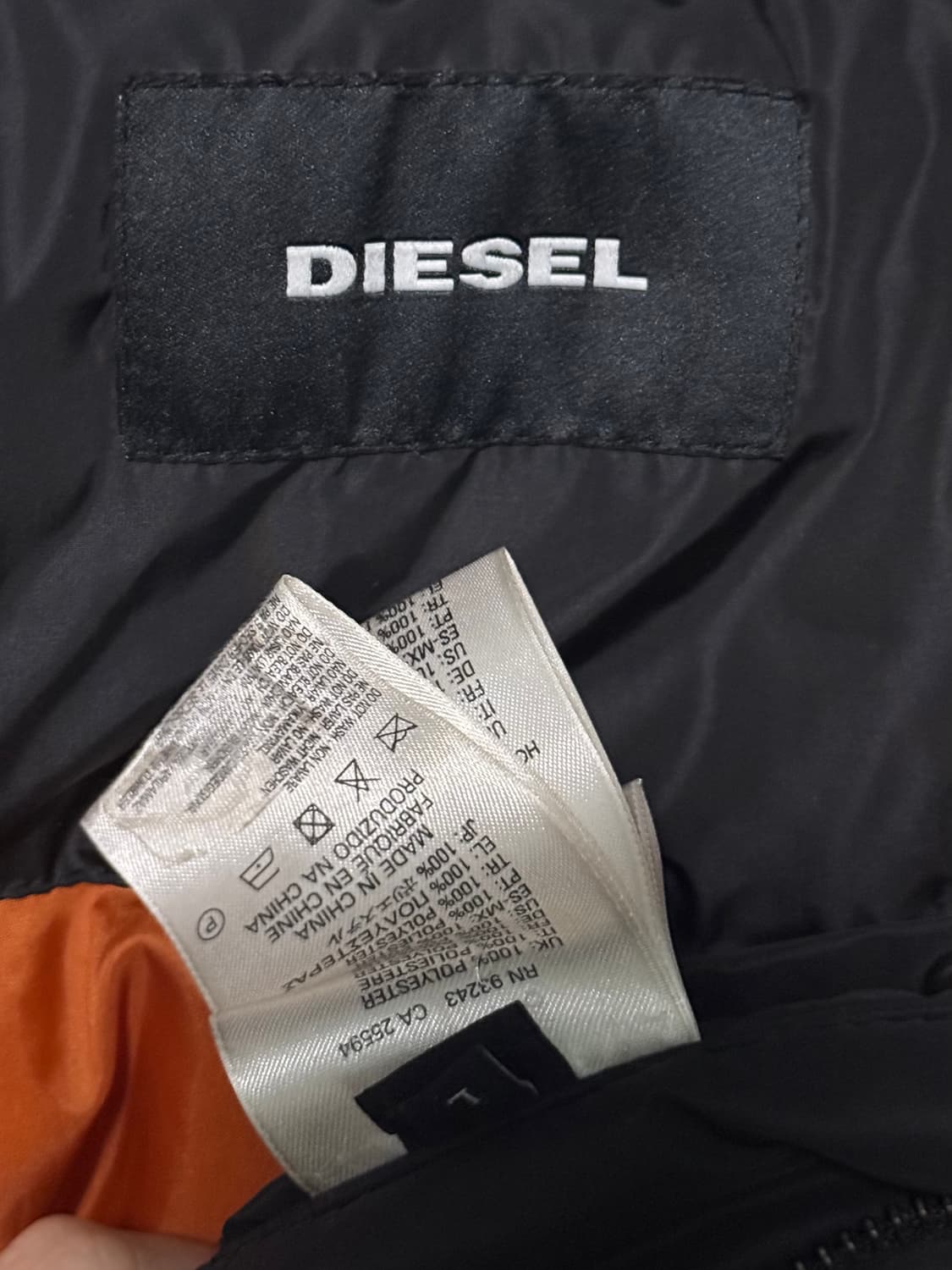 디젤 후드 라쿤 털 롱 패딩 야상 명품 빈티지 지퍼 고스 펑크 락 100 상품이미지9