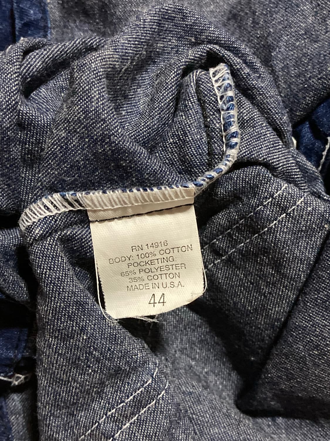 90s USA Pointer Brand 데님 초어 자켓 상품이미지5