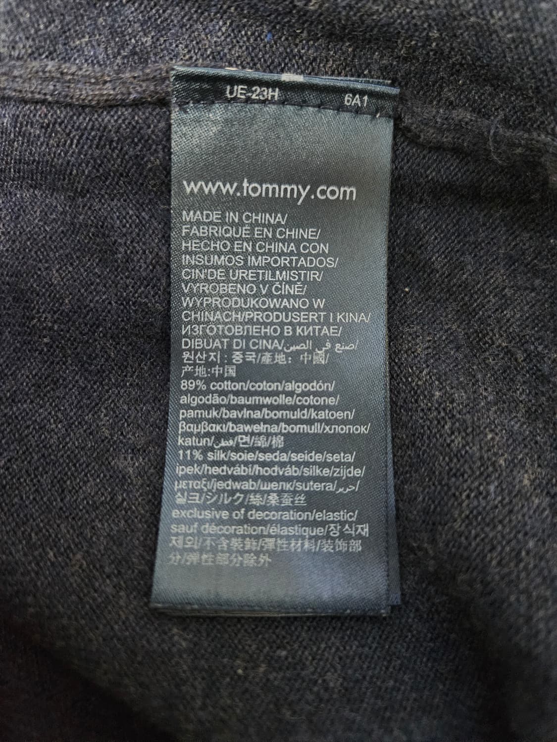 타미힐피거 목폴라 터틀넥 코튼실크 니트 스웨터 옴므 M 상품이미지4