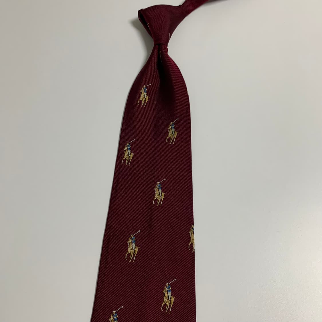 폴로 랄프로렌(POLO) 포니 로고플레이 클래식 명품넥타이 A+등급 상품이미지8