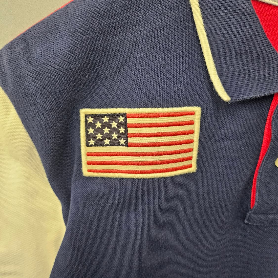 폴로 랄프로렌 치프키프 빅포니 성조기 카라티 상품이미지3