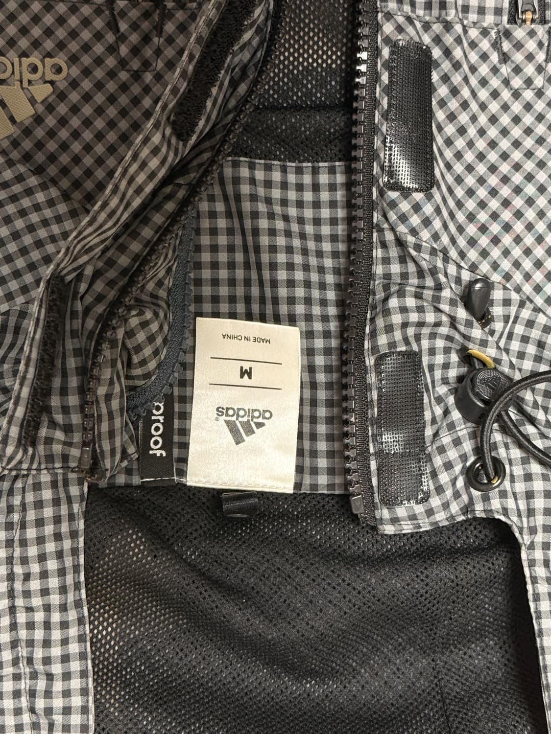 아디다스 체크패턴 바람막이  상품이미지2