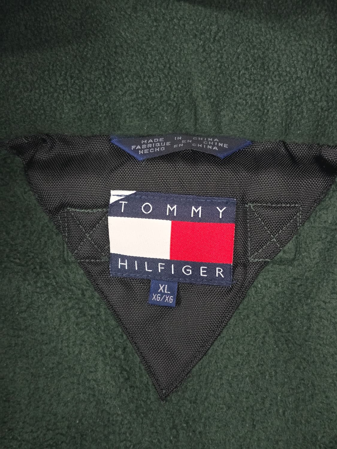 타미힐피거 후리스 아노락 그린xl 상품이미지3