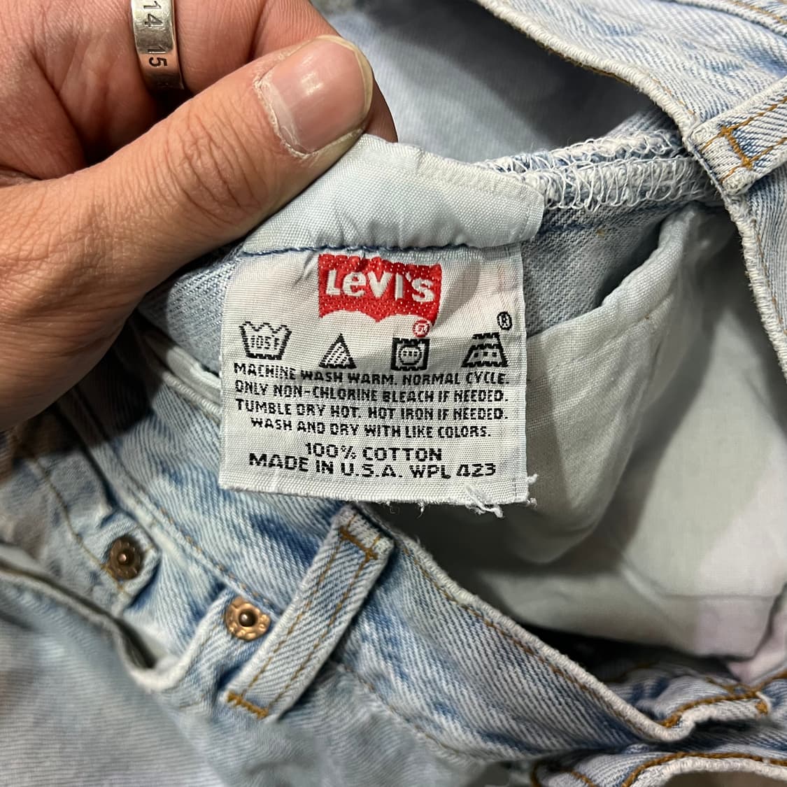  USA 리바이스 501 데님 팬츠 y14791  상품이미지7