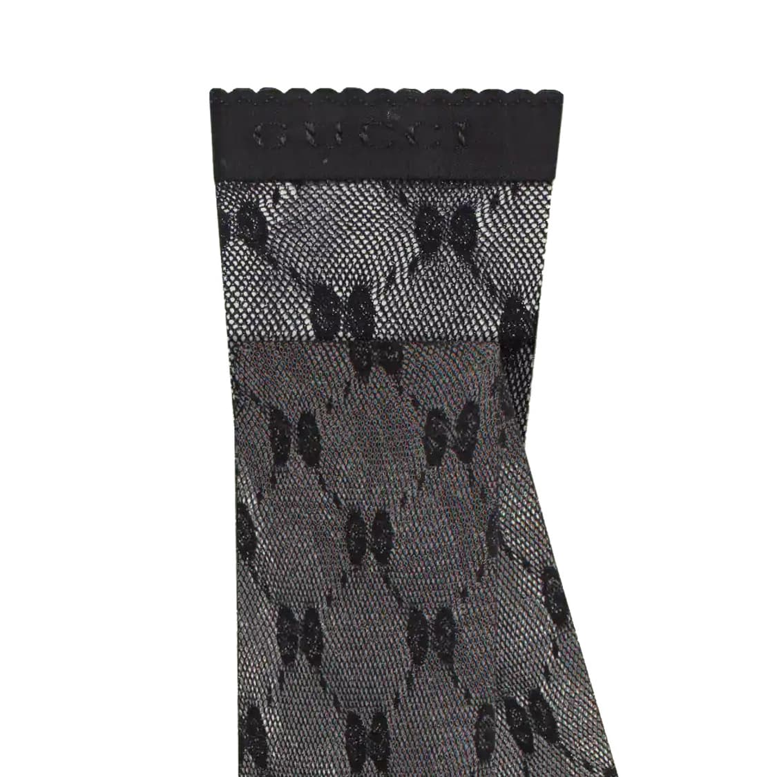 새상품 구찌 스타킹 GG 로고 타이트 스타킹 블랙 & 실버 상품이미지4