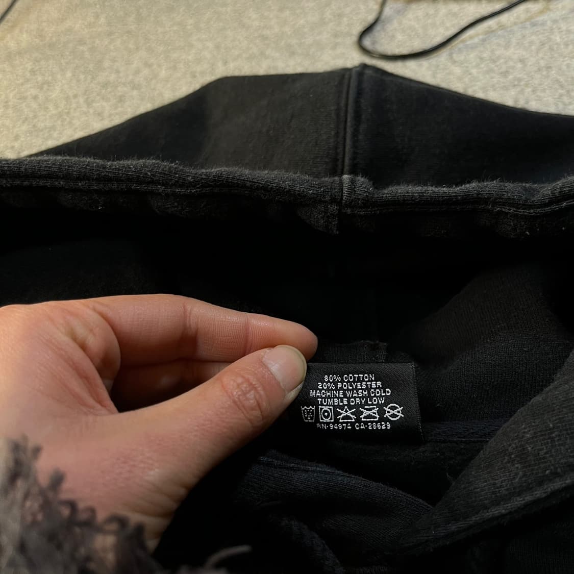 STÜSSY 스투시 빅로고 후드티 상품이미지6