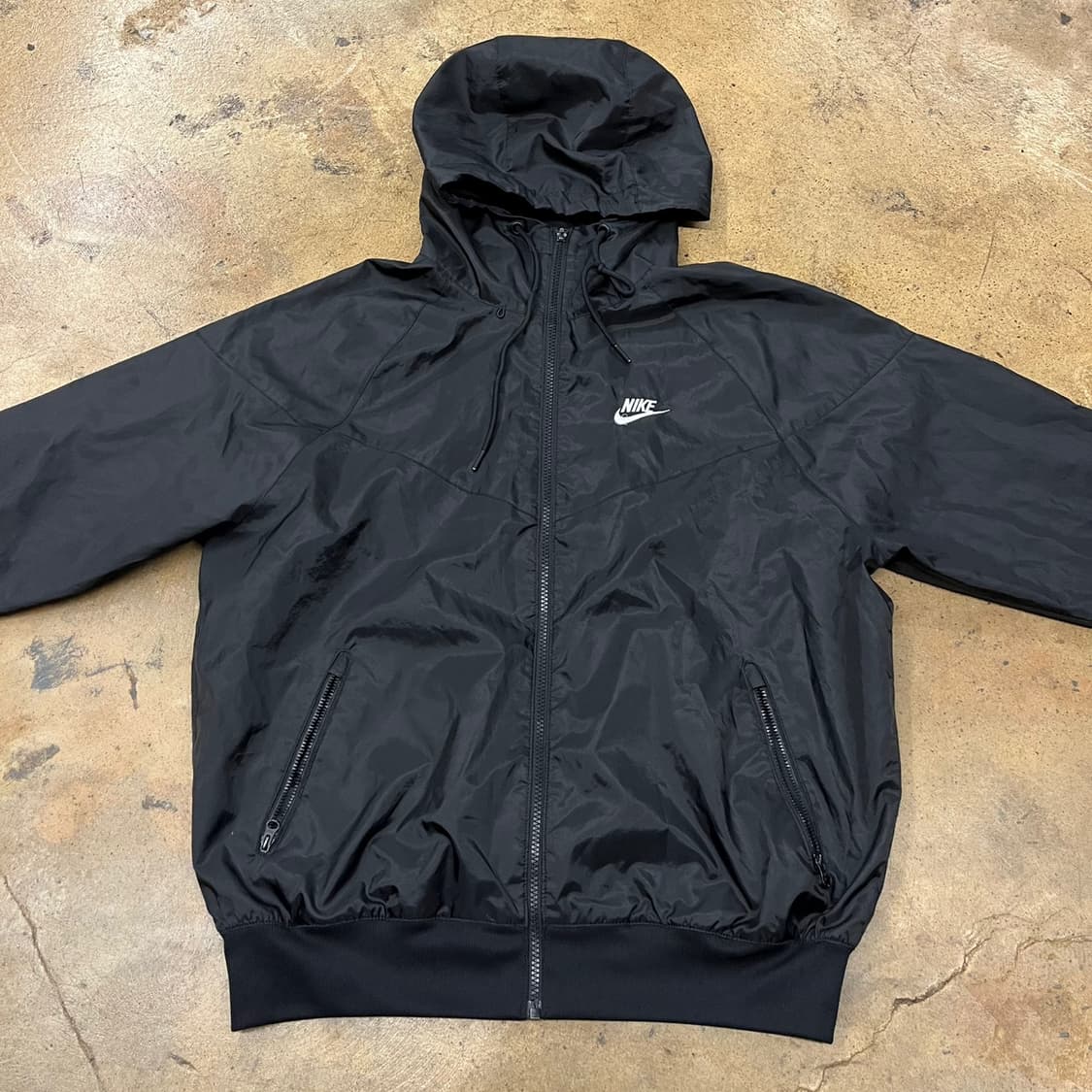[정품/M] 나이키 블랙 바람막이 후드집업 b17 상품이미지2