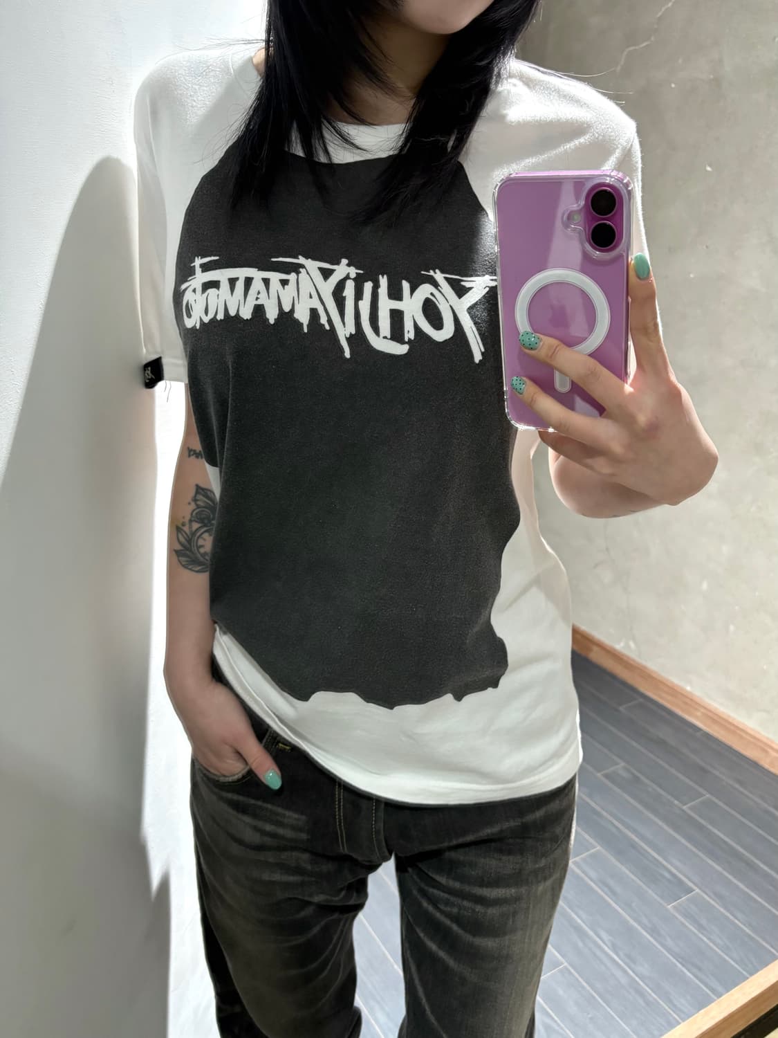 요지 야마모토 프린팅 티셔츠 상품이미지3