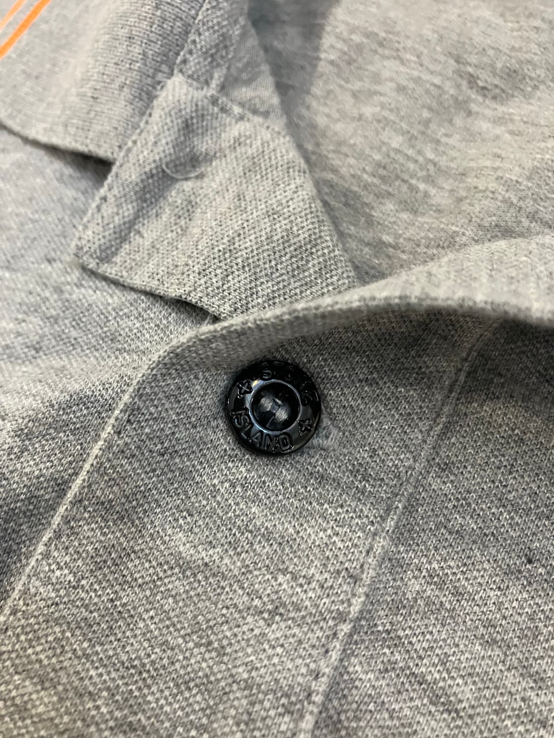스톤아일랜드 패치로고 슬림핏 pk 카라티 그레이 상품이미지3