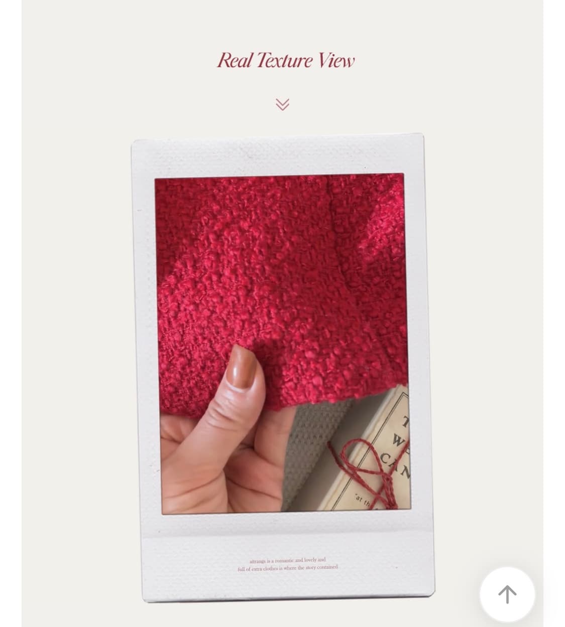 아뜨랑스 트위드 자켓 레드 (새상품)에이블리 상품이미지4