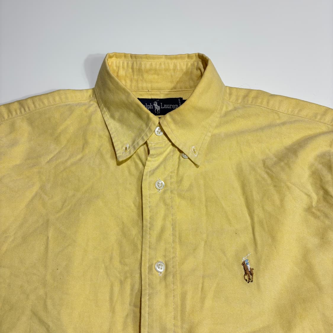 폴로 랄프로렌 옐로우 옥스포드 셔츠 상품이미지2
