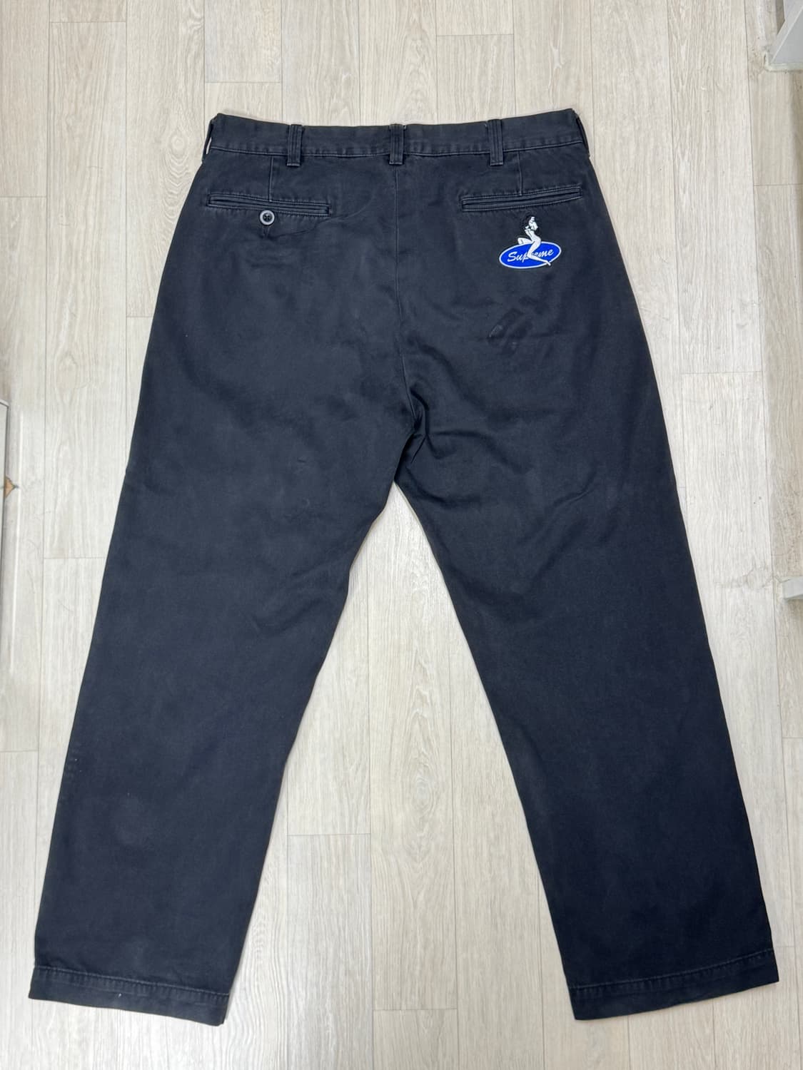 [32] 슈프림 핀업걸 치노팬츠 차콜블랙 상품이미지3