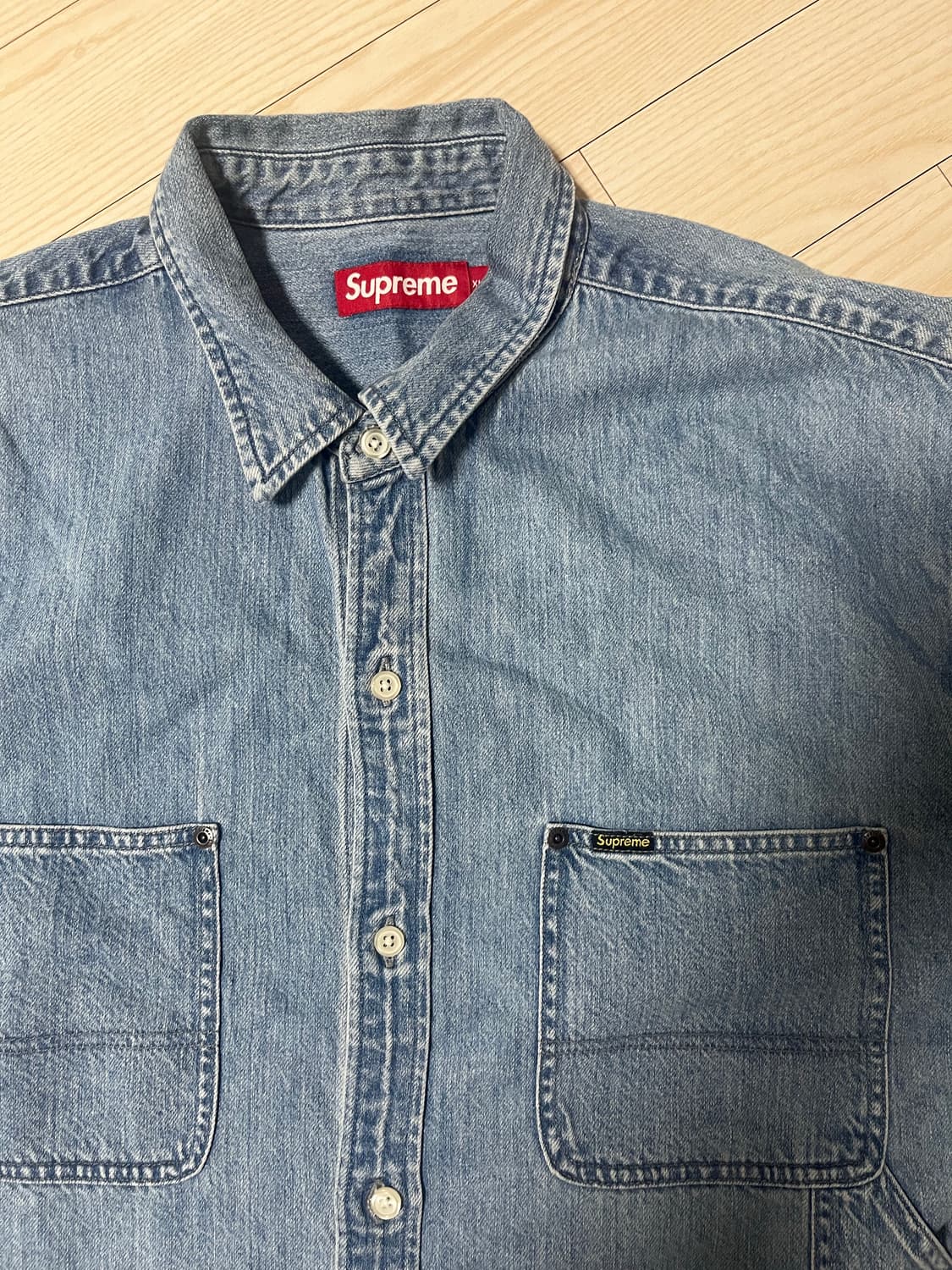 슈프림 루즈핏 페인터 셔츠 XL 상품이미지3