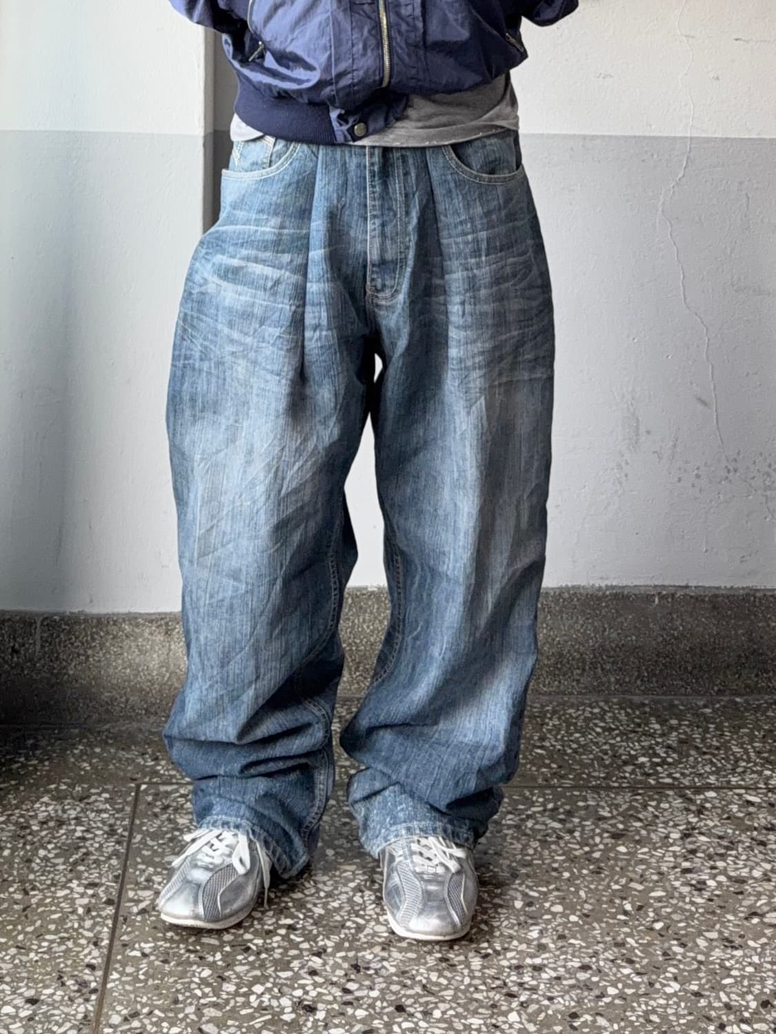 빈티지 자수 힙합팬츠 상품이미지2