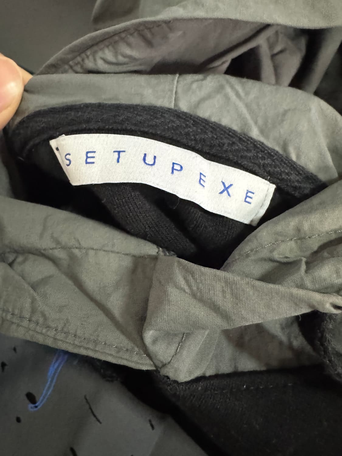 희귀!! 셋업이엑스이 엑스 버클 빈티지 스웻 후드티 F 상품이미지4