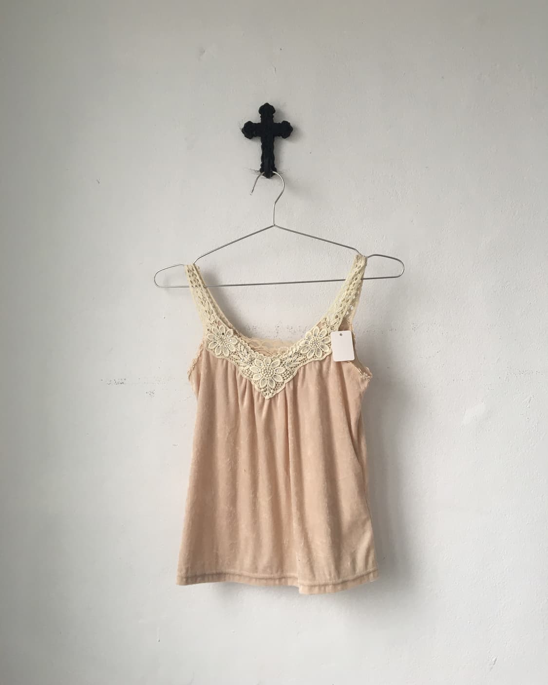 Flower point velvet sleeveless 상품이미지1