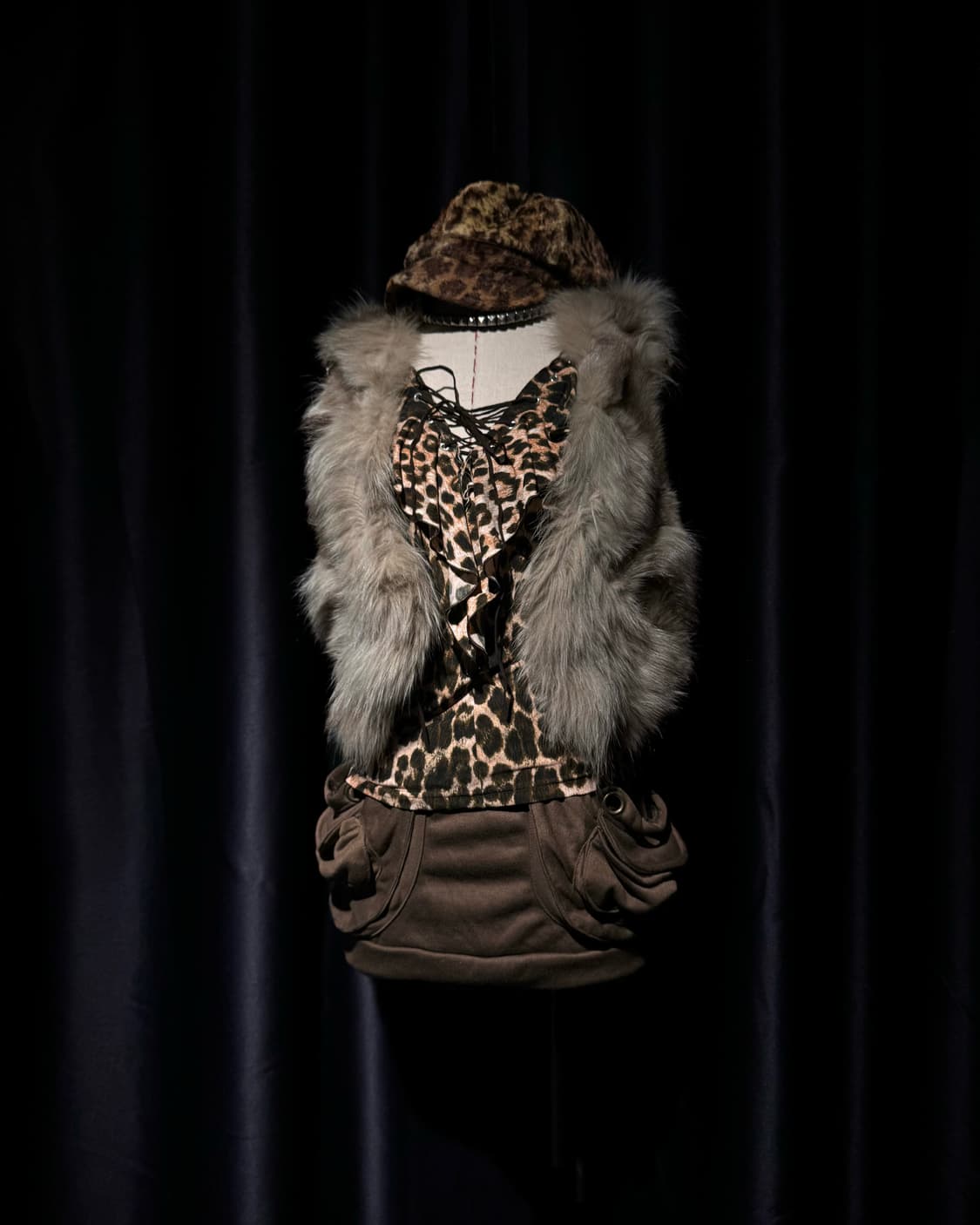 폭스 퍼 베스트 상품이미지3