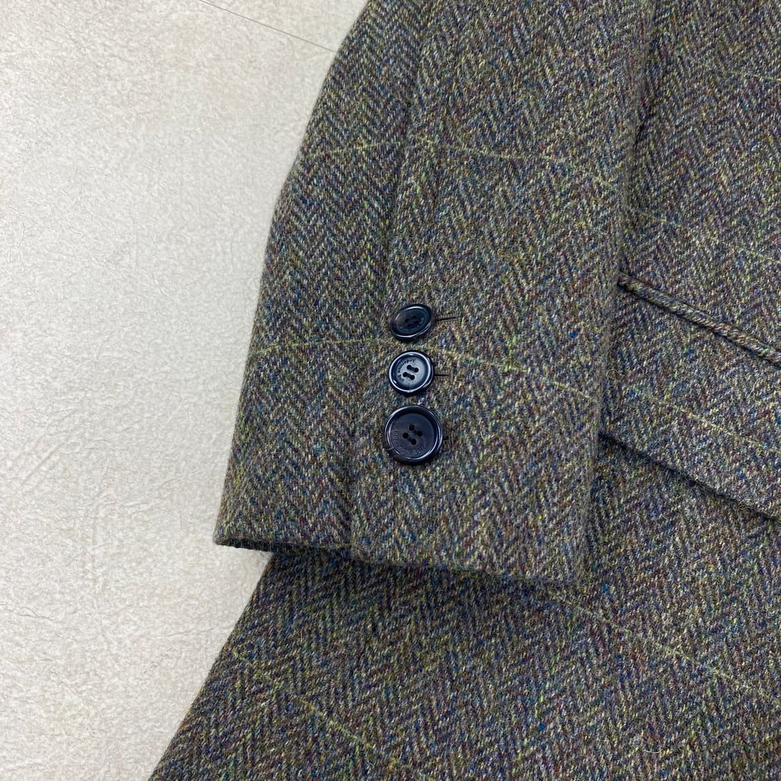 앤더슨벨 Adsb 대디 클래식 체크 브라운 모직 자켓 (100) 상품이미지3