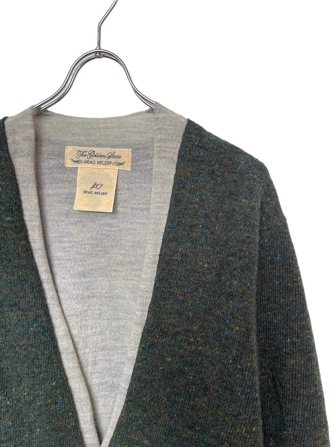 REMI RELIEF Concho Layered Wool Cardigan 상품이미지4