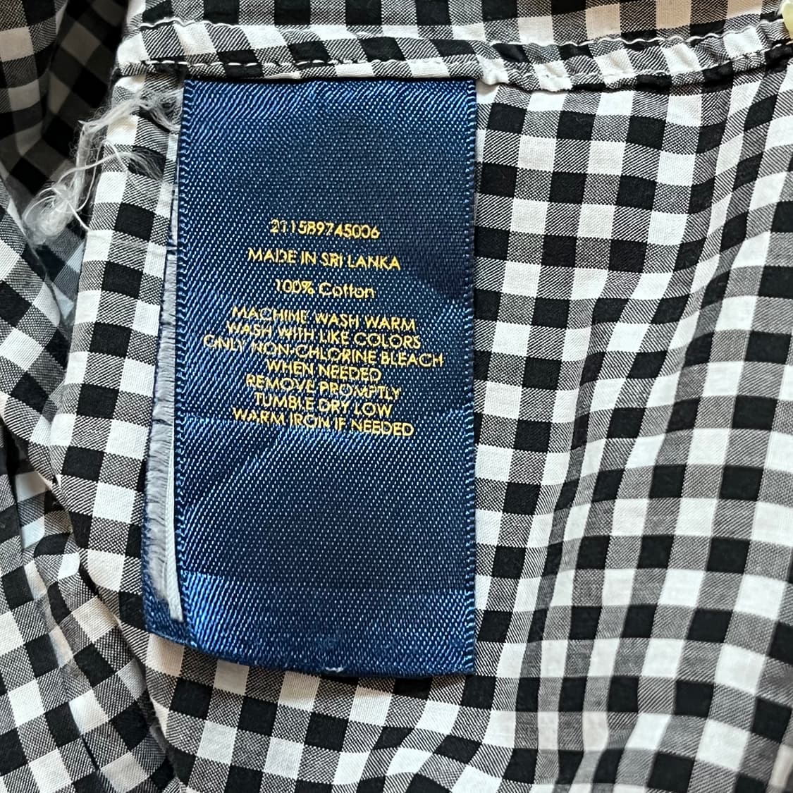 [정품] 폴로 블랙 / 블랙포니 체크 셔츠 [ 4 ] 상품이미지7