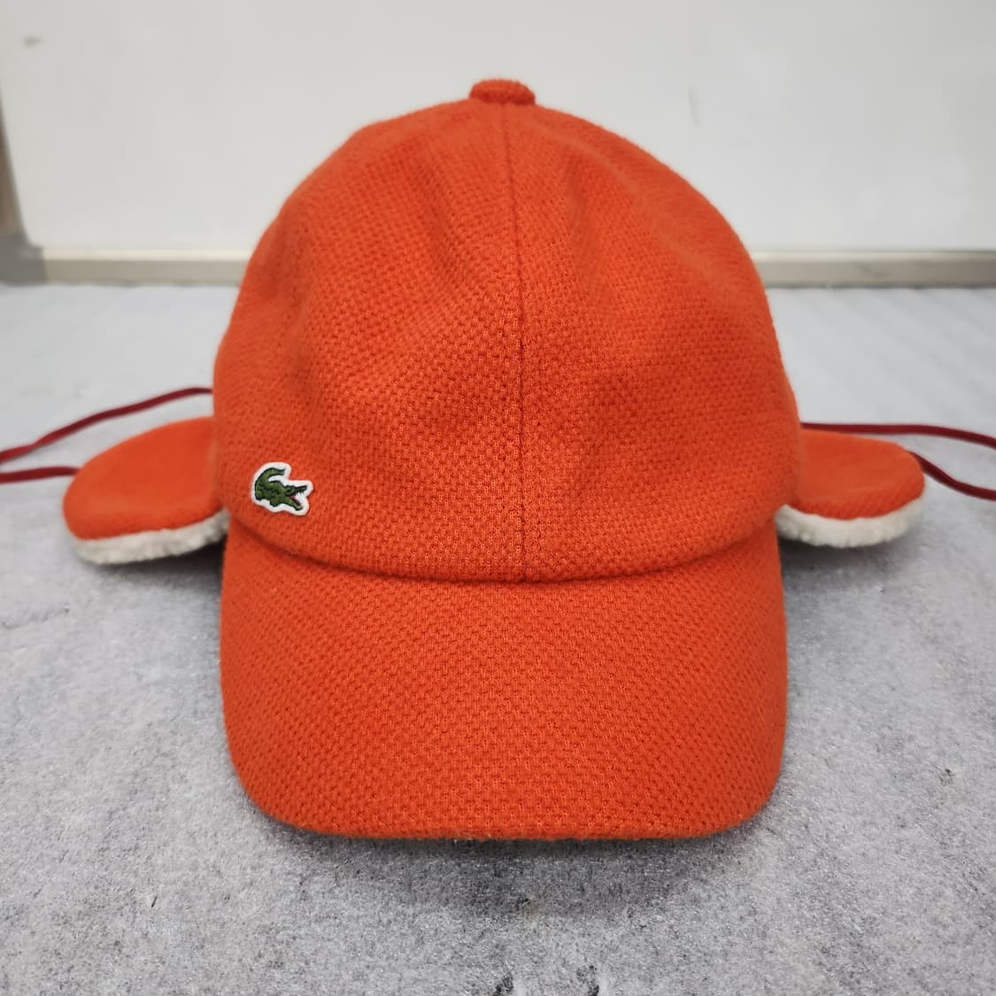 라코스테 정품 귀달이 모자 프리사이즈 상품이미지2