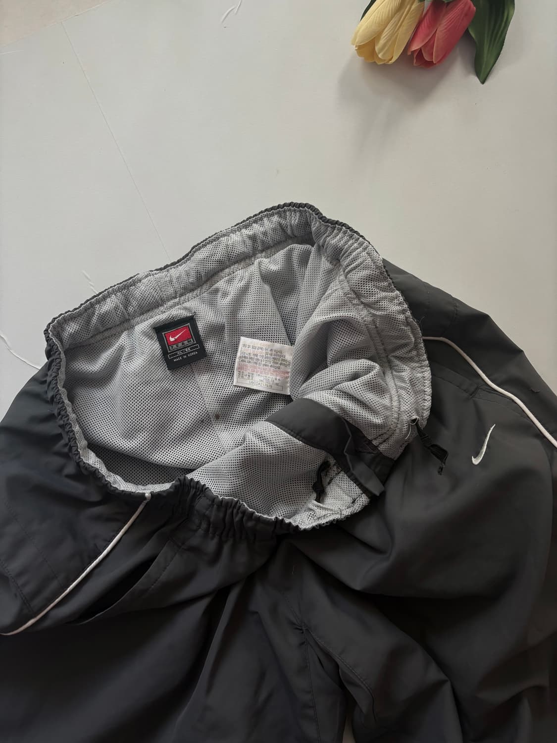 Nike 나이키 빈티지 그레이 트랙 팬츠 상품이미지4