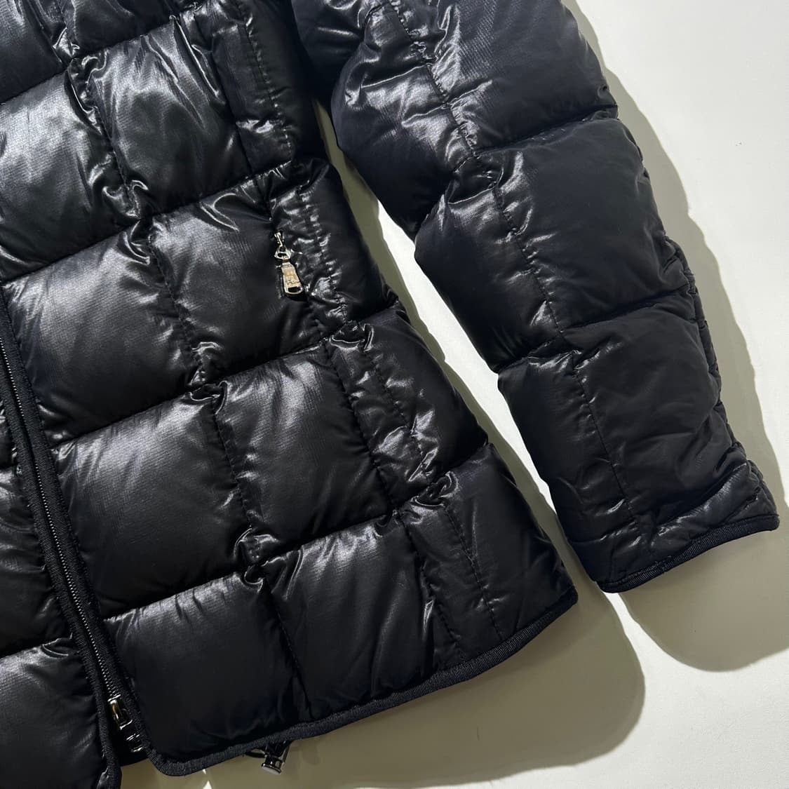 랄프로렌 블랙라벨 구스다운 셔링 숏패딩 상품이미지7