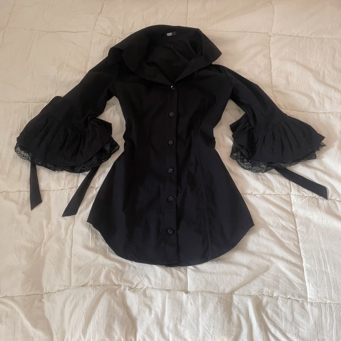 [실사o] 빈티지 커프스 셔츠 일본빈티지 블랙페어리 공겜여주 빈티지 셔츠 상품이미지2