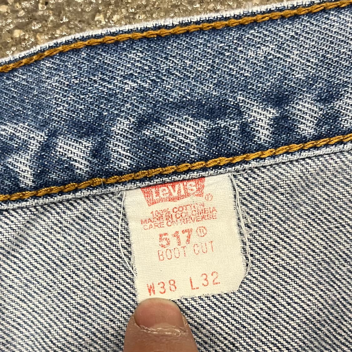 90s Levis517 데님 부츠컷 (37“) 상품이미지6