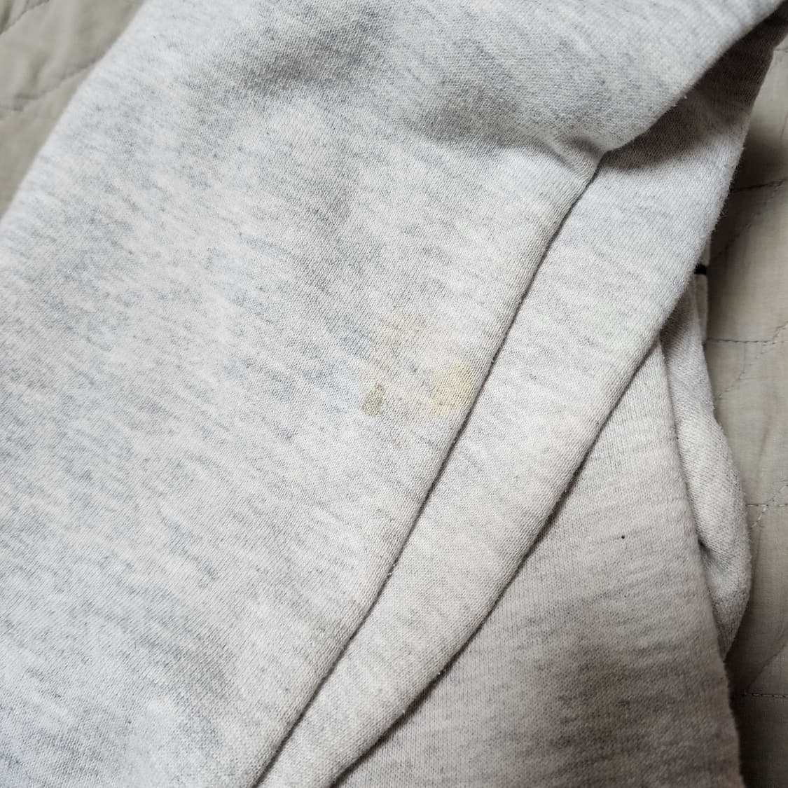 [XL] 90s 러셀 애슬레틱 라이트 그레이 유니버시티 자수 후디 후드티 상품이미지10