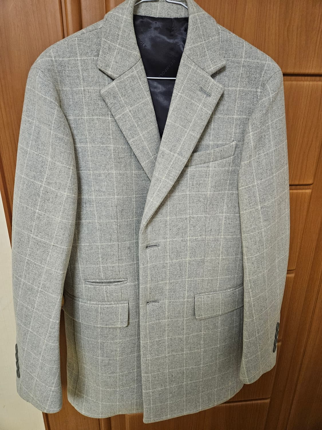 빈폴 남성 체크 HARBOUR Wool 자켓 95사이즈 상품이미지1