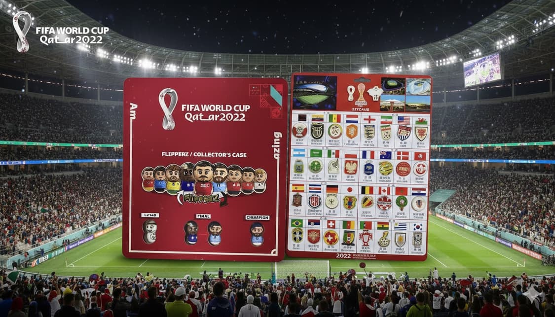 2022년 카타르 월드컵 피파 플리퍼즈 수집품 완성본 + 뱃지 판매합니다 상품이미지1