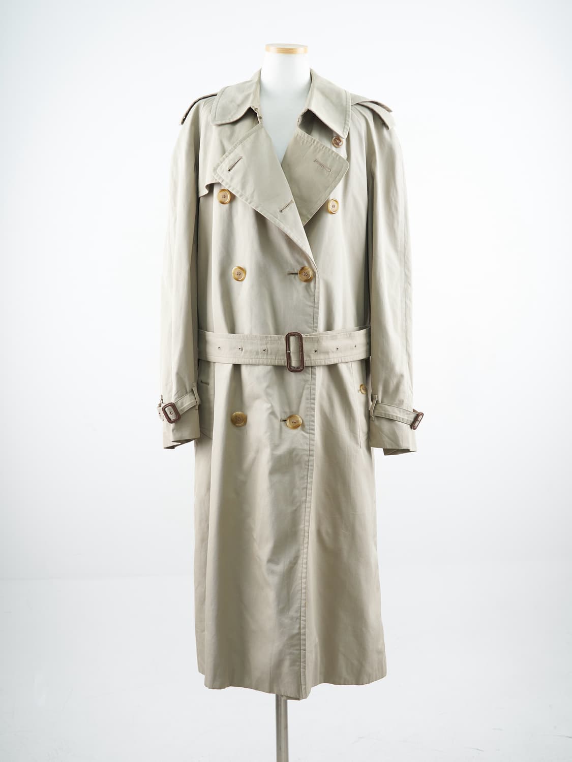 Burberry 90’s 21 싱글 래글런 트렌치 코트 상품이미지1
