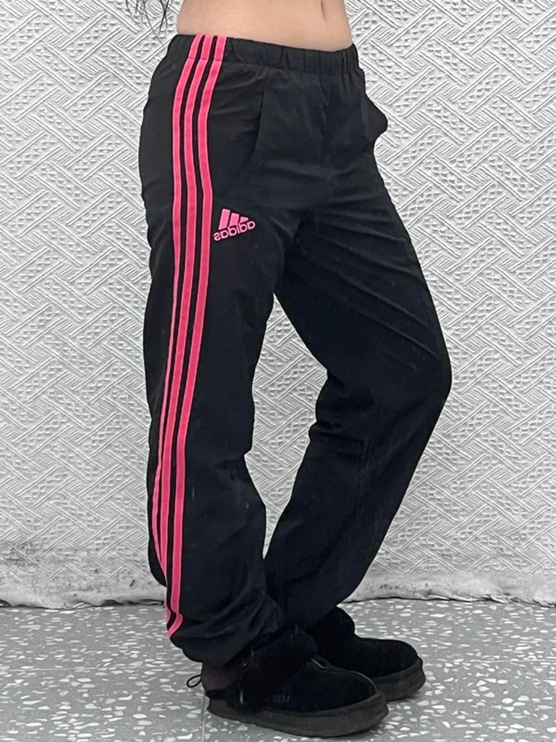 아디다스 00's 빈티지 Y2K 블랙핑크 트랙팬츠 90 C08673 상품이미지1
