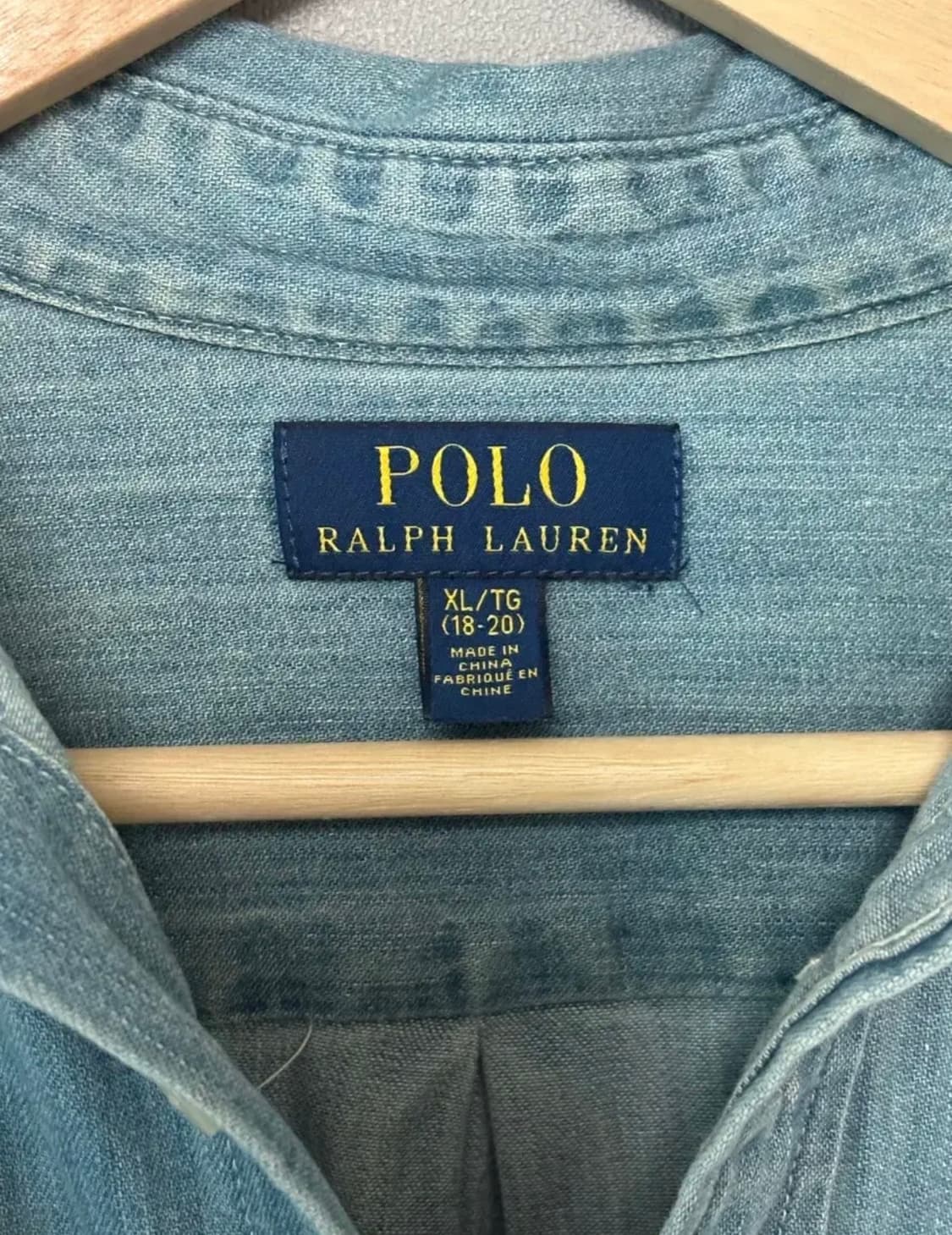 폴로랄프로렌 데님 셔츠 주니어 XL 상품이미지3