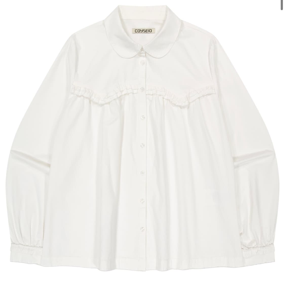 코이세이오 러프컷 프릴 셔츠 상품이미지1