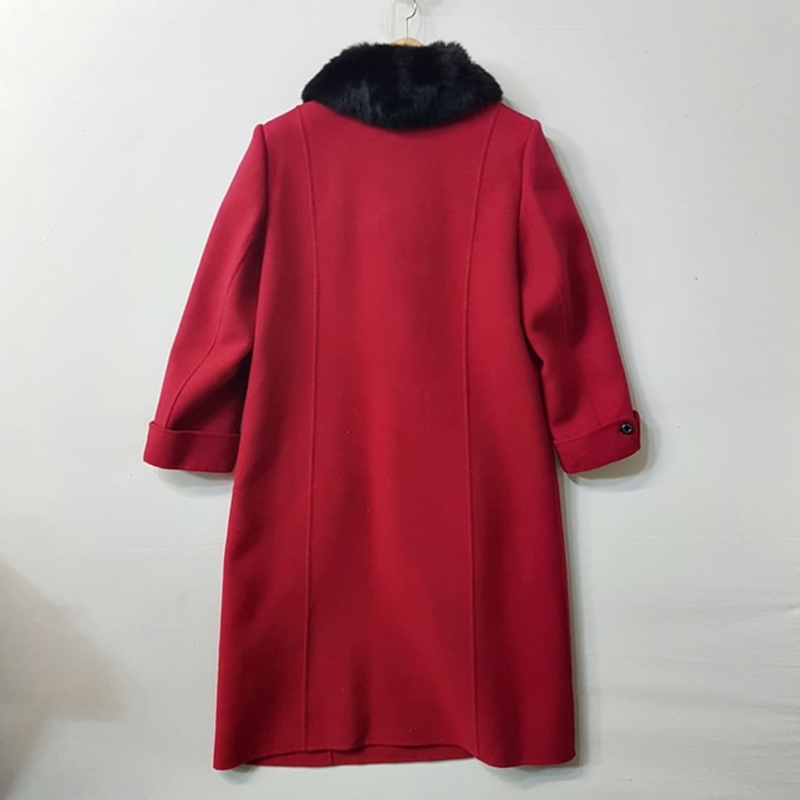 Cremona 캐시미어 100% 코트 레드 상품이미지5