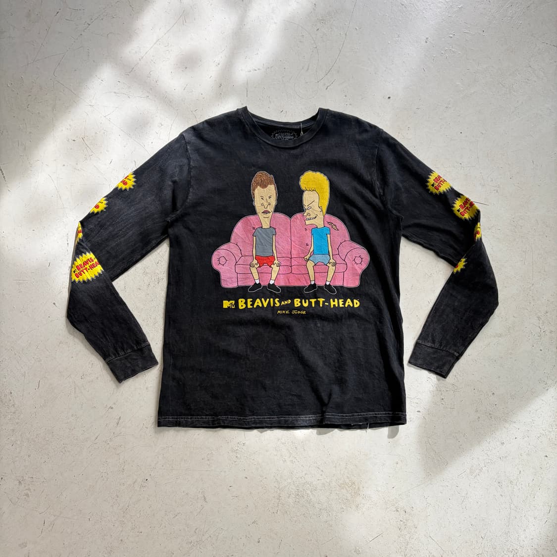 비비스와 버트헤드 오피셜 빈티지 롱슬리브 S/M 상품이미지1