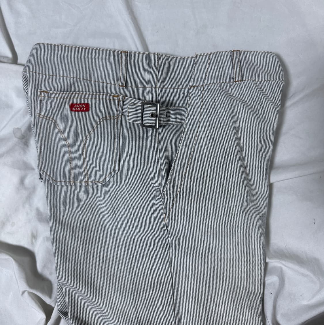 Miss sixty 스트라이프 플레어 팬츠 y2k 상품이미지5