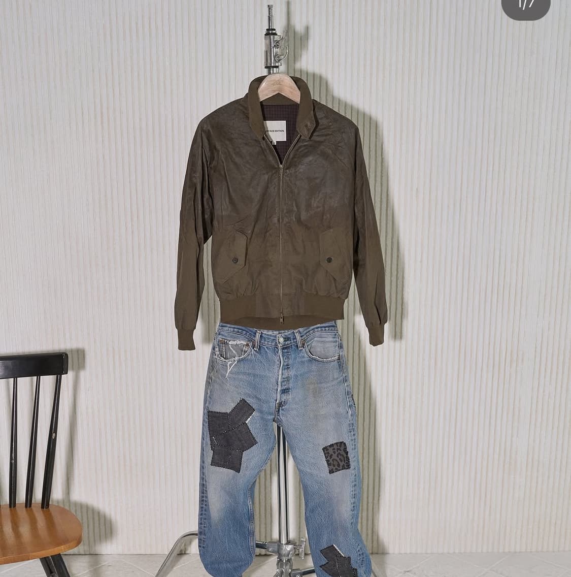 서피스 에디션 왁스 해링턴 자켓 상품이미지1