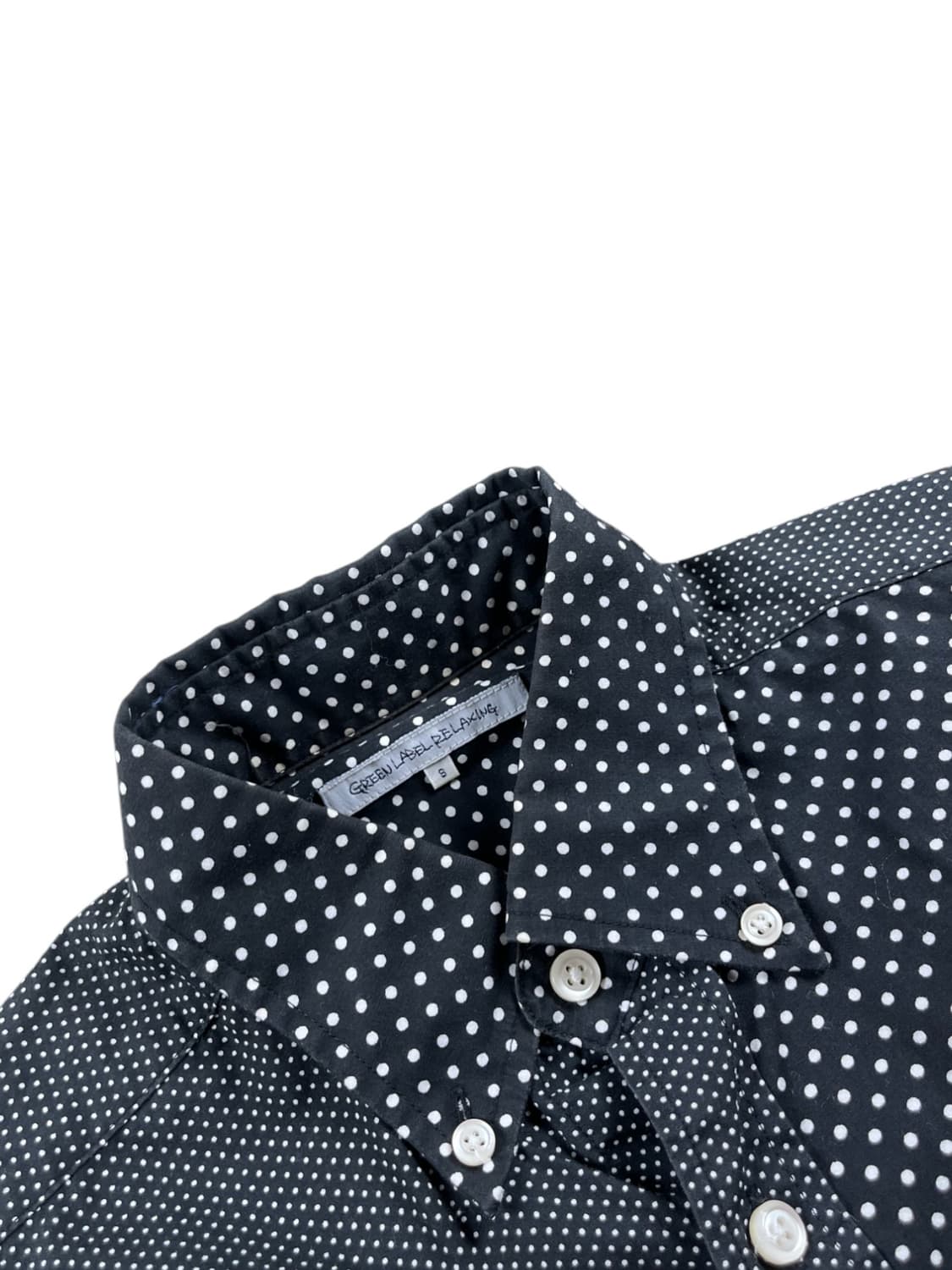 (Made in japan) Vintage 도트 셔츠  상품이미지3