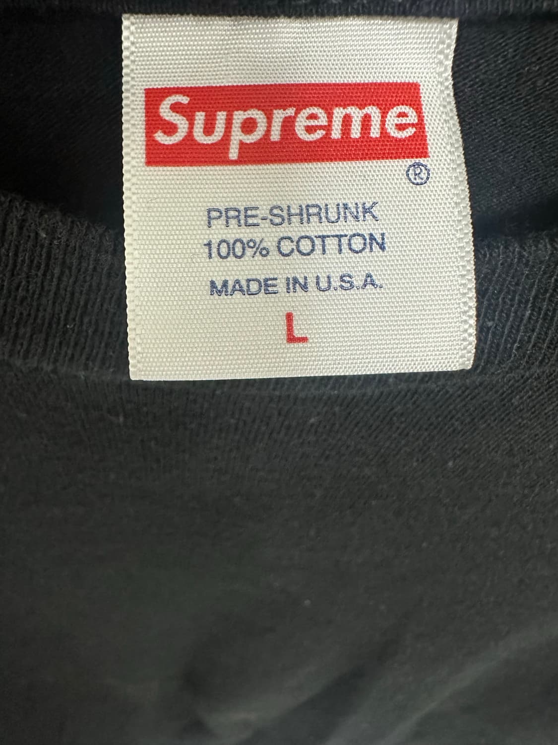 슈프림 x 클레이튼 패터슨 라이트닝 롱슬리브 티셔츠 블랙 - 21SS 상품이미지2