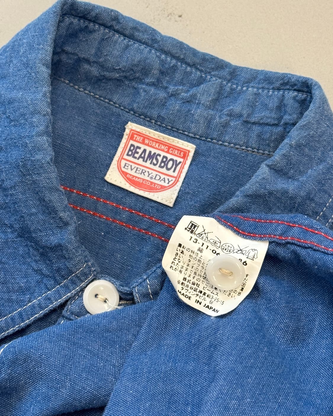 빔즈보이 샴브레이 셔츠 상품이미지5