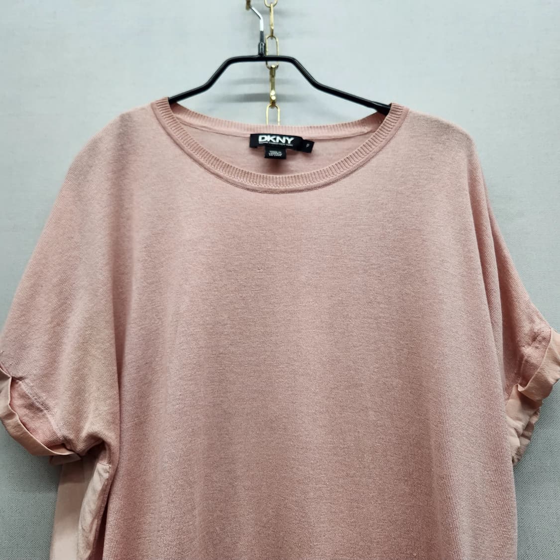 DKNY 실크/캐시미어 혼방 반팔 니트 P(M) 상품이미지2