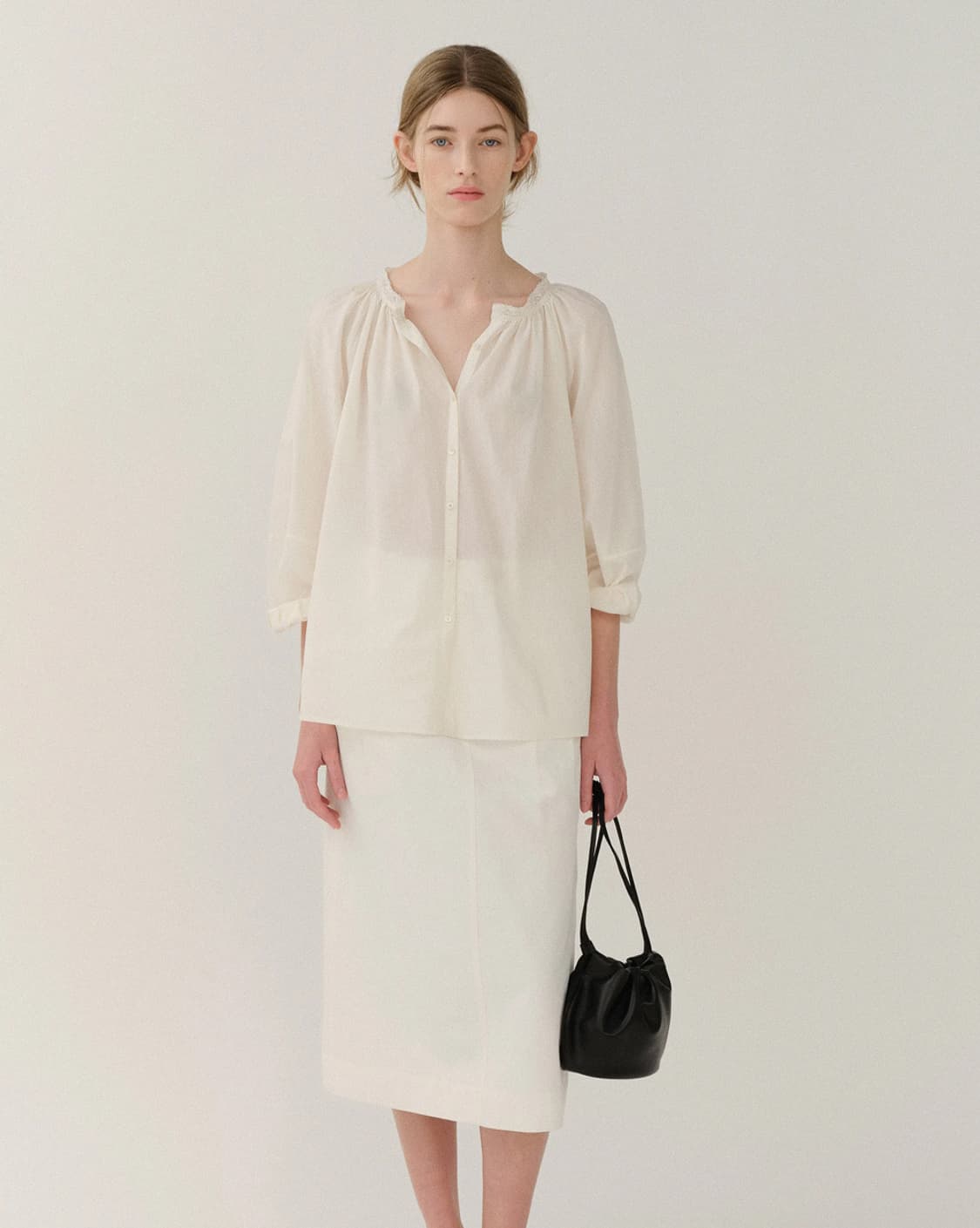 급처) 킨더살몬 블라우스 상품이미지1