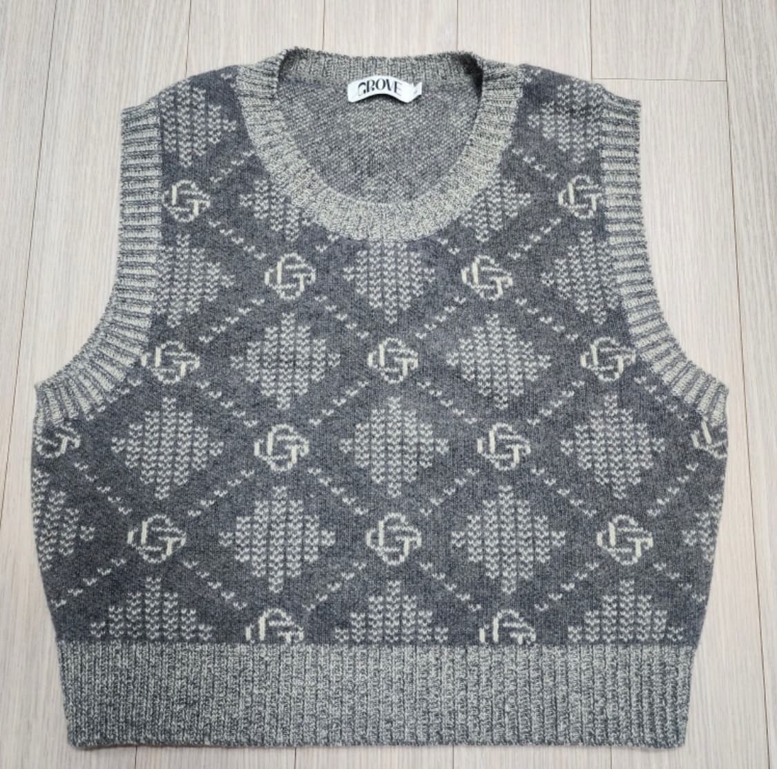 그로브 니트조끼 FREE (상태 최상) 상품이미지1