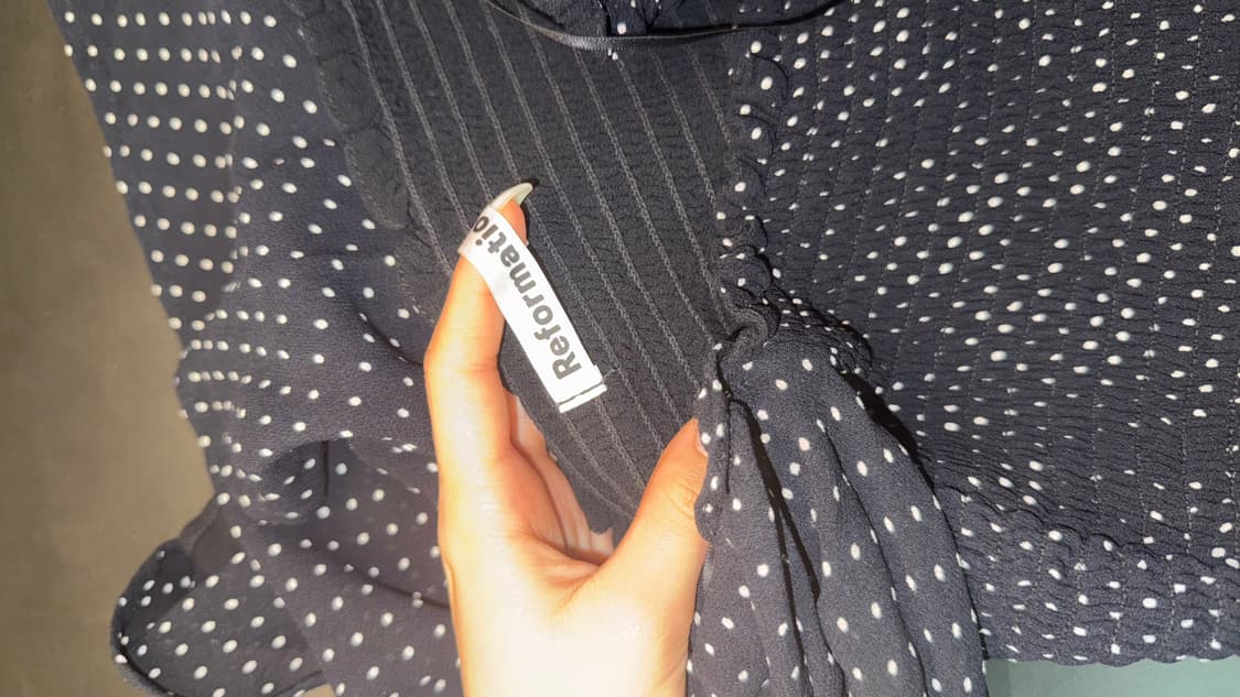 리포메이션 고윤정 드레스 elle smoked dress 상품이미지4